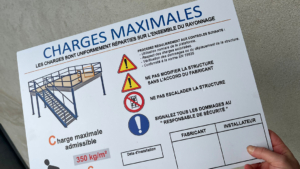 Assurer al sécurité de vos salariés passe aussi par la documentation : la plaque de charge